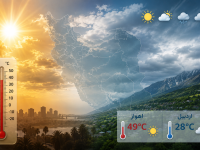 کاهش نسبی دما در نیمه شمالی کشور