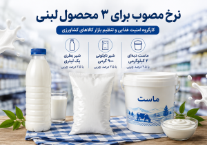 نرخ مصوب برای ۳ محصول لبنی
